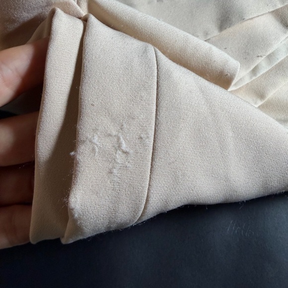 JS Collections Ashley Draped Column Gown in Champagne - Picture 15 of 16